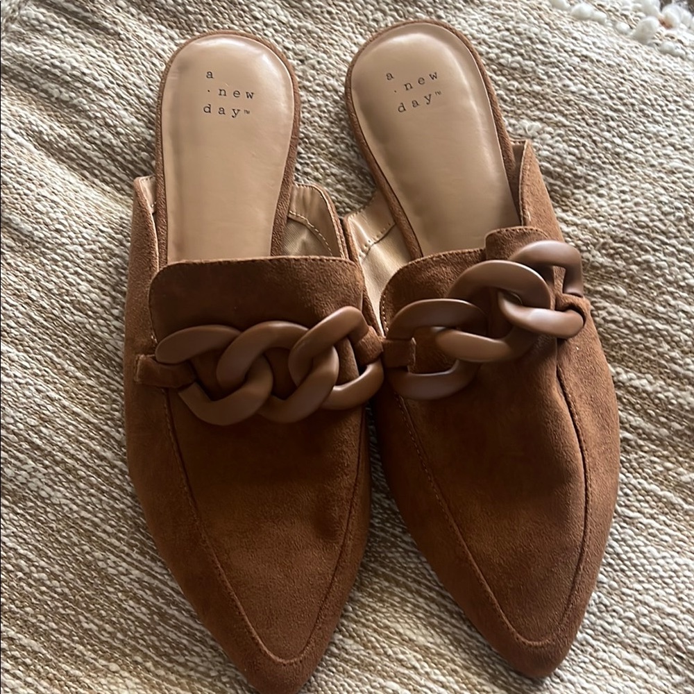 A New Day Women's Brown Mules